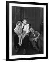 Oliver Hardy, Stan Laurel, Jacquie Lyn, Pack Up Your Troubles, 1932-null-Framed Photographic Print