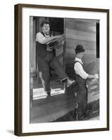 Oliver Hardy, Stan Laurel, Laurel and Hardy's Laughing 20's, 1965-null-Framed Photographic Print