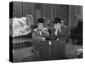 Oliver Hardy, Stan Laurel, Pack Up Your Troubles, 1932-null-Stretched Canvas