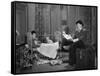 Oliver Hardy, Stan Laurel, Pack Up Your Troubles, 1932-null-Framed Stretched Canvas