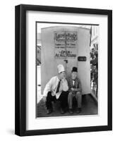 Oliver Hardy, Stan Laurel, Pack Up Your Troubles, 1932-null-Framed Premium Photographic Print