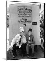 Oliver Hardy, Stan Laurel, Pack Up Your Troubles, 1932-null-Mounted Photographic Print