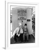 Oliver Hardy, Stan Laurel, Pack Up Your Troubles, 1932-null-Framed Photographic Print