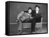 Oliver Hardy, Stan Laurel-null-Framed Stretched Canvas