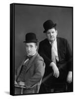 Oliver Hardy, Stan Laurel-null-Framed Stretched Canvas