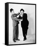 Oliver Hardy; Stan Laurel-null-Framed Stretched Canvas