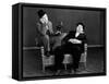 Oliver Hardy, Stan Laurel-null-Framed Stretched Canvas