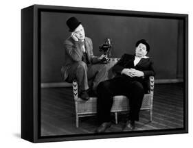 Oliver Hardy, Stan Laurel-null-Framed Stretched Canvas