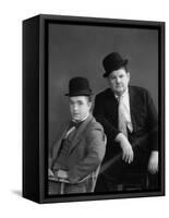 Oliver Hardy, Stan Laurel-null-Framed Stretched Canvas