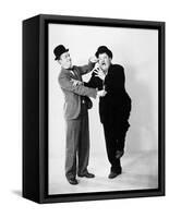 Oliver Hardy; Stan Laurel-null-Framed Stretched Canvas