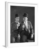 Oliver Hardy, Stan Laurel-null-Framed Photographic Print