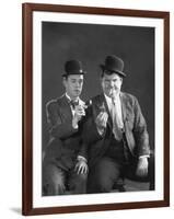 Oliver Hardy, Stan Laurel-null-Framed Photographic Print