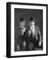 Oliver Hardy, Stan Laurel-null-Framed Photographic Print