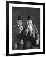 Oliver Hardy, Stan Laurel-null-Framed Photographic Print