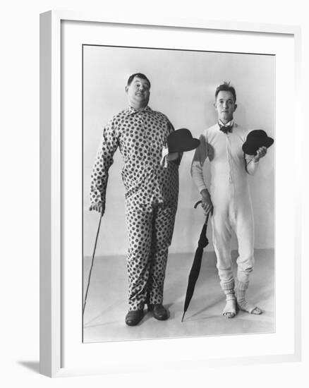 Oliver Hardy, Stan Laurel-null-Framed Photographic Print