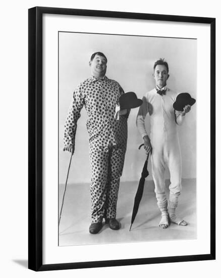 Oliver Hardy, Stan Laurel-null-Framed Photographic Print