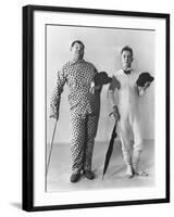 Oliver Hardy, Stan Laurel-null-Framed Photographic Print