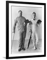 Oliver Hardy, Stan Laurel-null-Framed Photographic Print