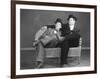 Oliver Hardy, Stan Laurel-null-Framed Photographic Print