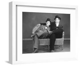 Oliver Hardy, Stan Laurel-null-Framed Photographic Print