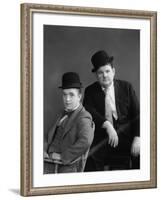 Oliver Hardy, Stan Laurel-null-Framed Photographic Print