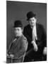 Oliver Hardy, Stan Laurel-null-Mounted Photographic Print