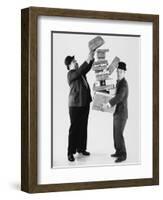 Oliver Hardy, Stan Laurel-null-Framed Photographic Print