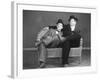 Oliver Hardy, Stan Laurel-null-Framed Photographic Print