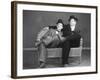 Oliver Hardy, Stan Laurel-null-Framed Photographic Print