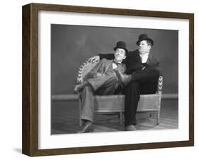 Oliver Hardy, Stan Laurel-null-Framed Photographic Print