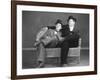 Oliver Hardy, Stan Laurel-null-Framed Photographic Print