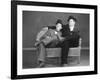 Oliver Hardy, Stan Laurel-null-Framed Photographic Print