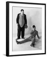 Oliver Hardy, Stan Laurel-null-Framed Photographic Print