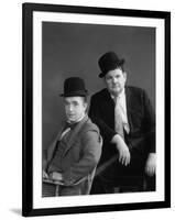 Oliver Hardy, Stan Laurel-null-Framed Photographic Print