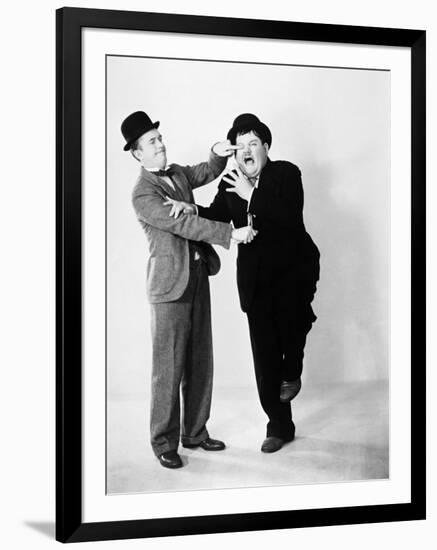 Oliver Hardy; Stan Laurel-null-Framed Photographic Print