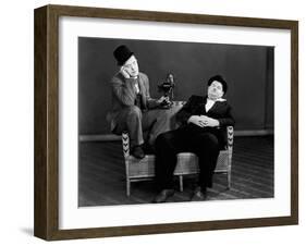 Oliver Hardy, Stan Laurel-null-Framed Photographic Print