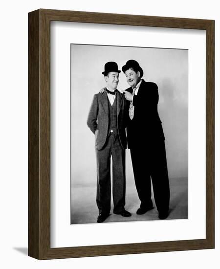 Oliver Hardy, Stan Laurel-null-Framed Photographic Print