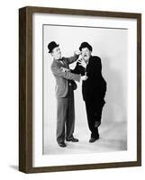 Oliver Hardy; Stan Laurel-null-Framed Photographic Print