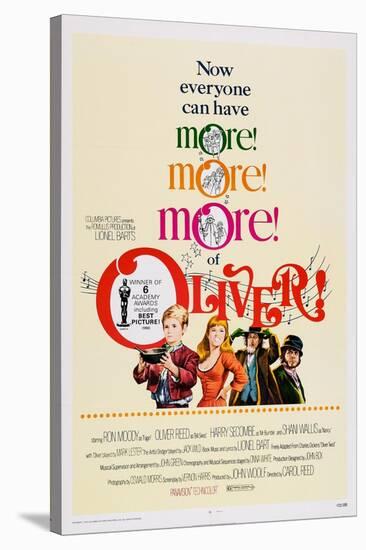 Oliver!, Mark Lester, Shani Wallis, Ron Moody, Oliver Reed, 1968-null-Stretched Canvas