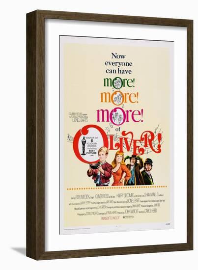 Oliver!, Mark Lester, Shani Wallis, Ron Moody, Oliver Reed, 1968-null-Framed Art Print