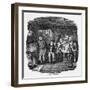 Oliver Meets Fagin-George Cruikshank-Framed Art Print