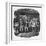 Oliver Meets Fagin-George Cruikshank-Framed Art Print