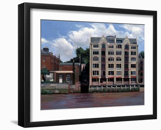 Oliver's Wharf, 2007-Peter Wilson-Framed Giclee Print