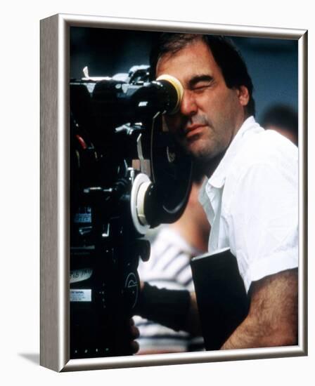 Oliver Stone, Wall Street (1987)-null-Framed Photo