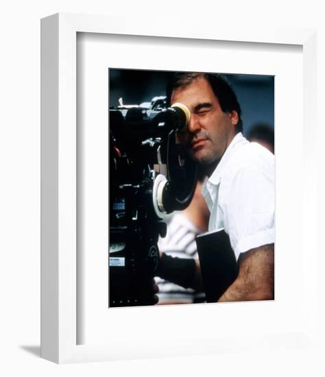 Oliver Stone, Wall Street (1987)-null-Framed Photo