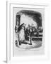 Oliver Twist Asks for More-George Cruikshank-Framed Art Print