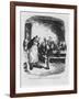 Oliver Twist Asks for More-George Cruikshank-Framed Art Print