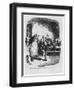 Oliver Twist Asks for More-George Cruikshank-Framed Art Print