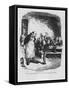 Oliver Twist Asks for More-George Cruikshank-Framed Stretched Canvas