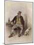 Oliver Twist: Bill Sykes Sits at a Table with a Bottle of Booze-Joseph Clayton Clarke-Mounted Art Print